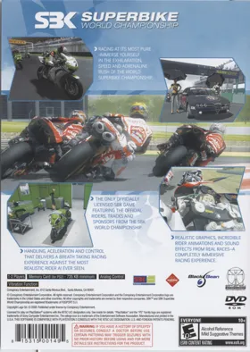 SBK - Superbike World Championship box cover back